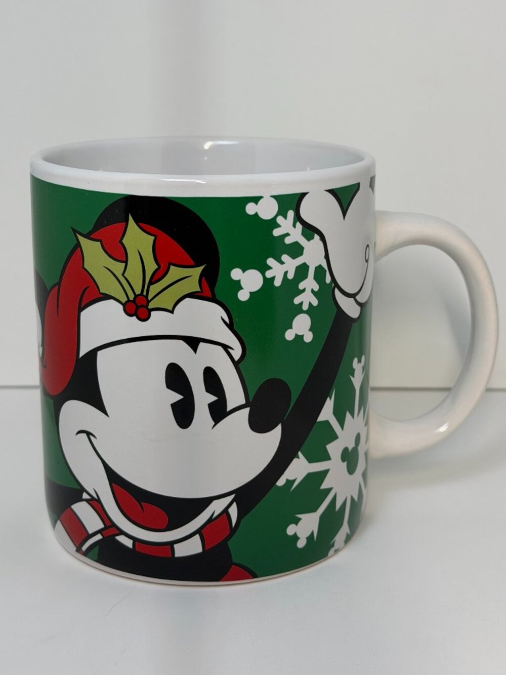 Disney Galerie Mickey Mouse Extra Large Ceramic Mug Multi Use Christmas Themed